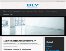 Tablet Screenshot of bly.fi